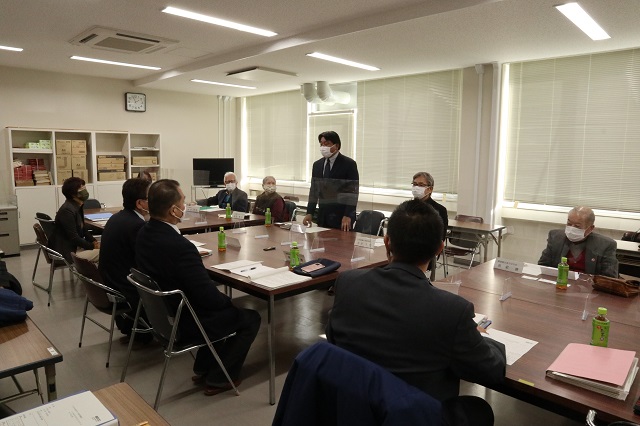 画像：安井会長のあいさつ
