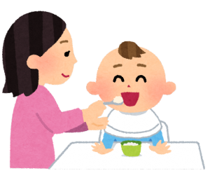 離乳食のイラスト