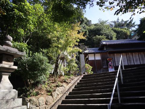 紅葉八幡宮の階段