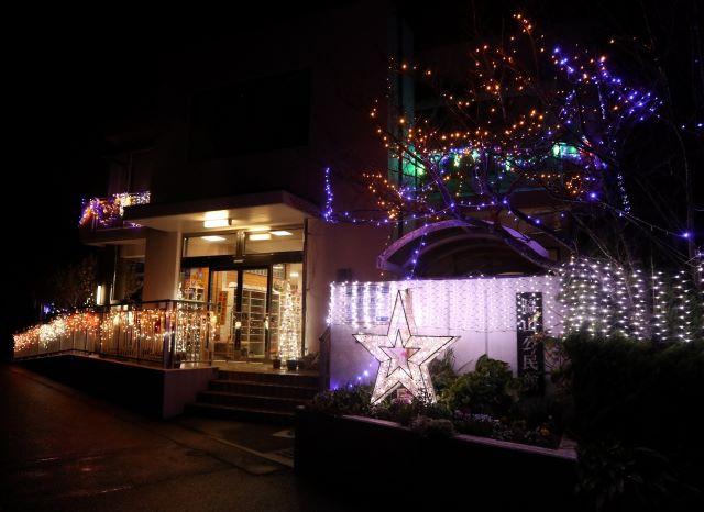 脇山公民館のイルミネーション