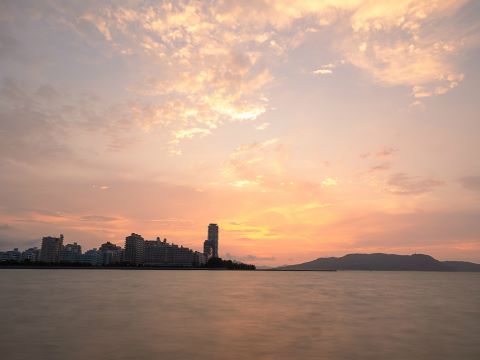 百道浜から望む花火１