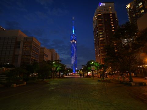 福岡タワー天の川イルミ３