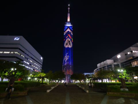 福岡タワーフルムーンイルミネーション２