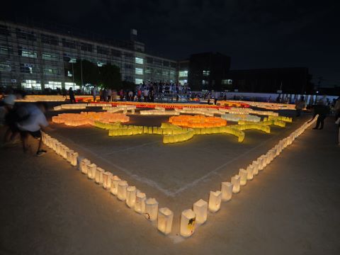 灯明フェスティバルin有田小学校３