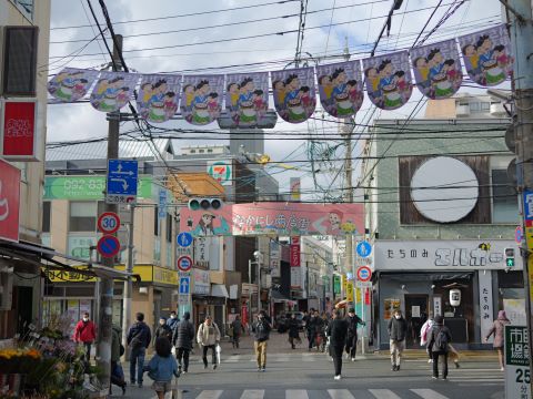 西新中央商店街旗２