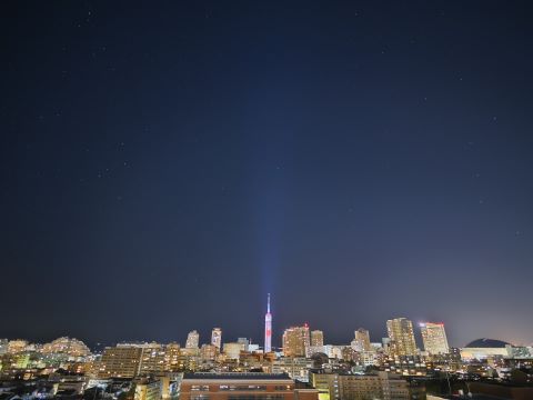 福岡タワー日の丸イルミネーション２