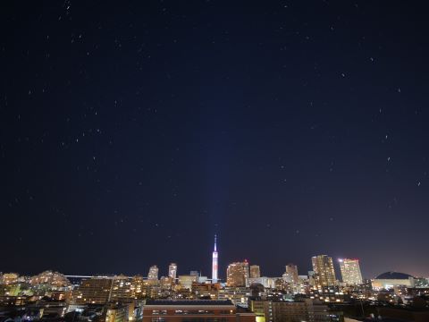 福岡タワー日の丸イルミネーション