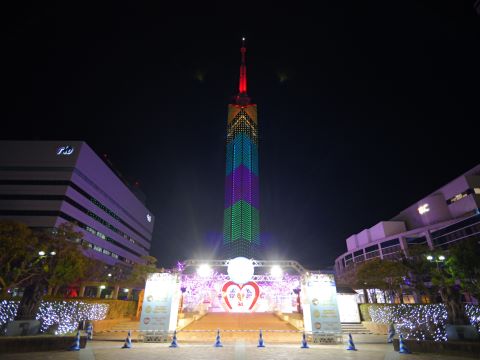 福岡タワー特別イルミネーション１