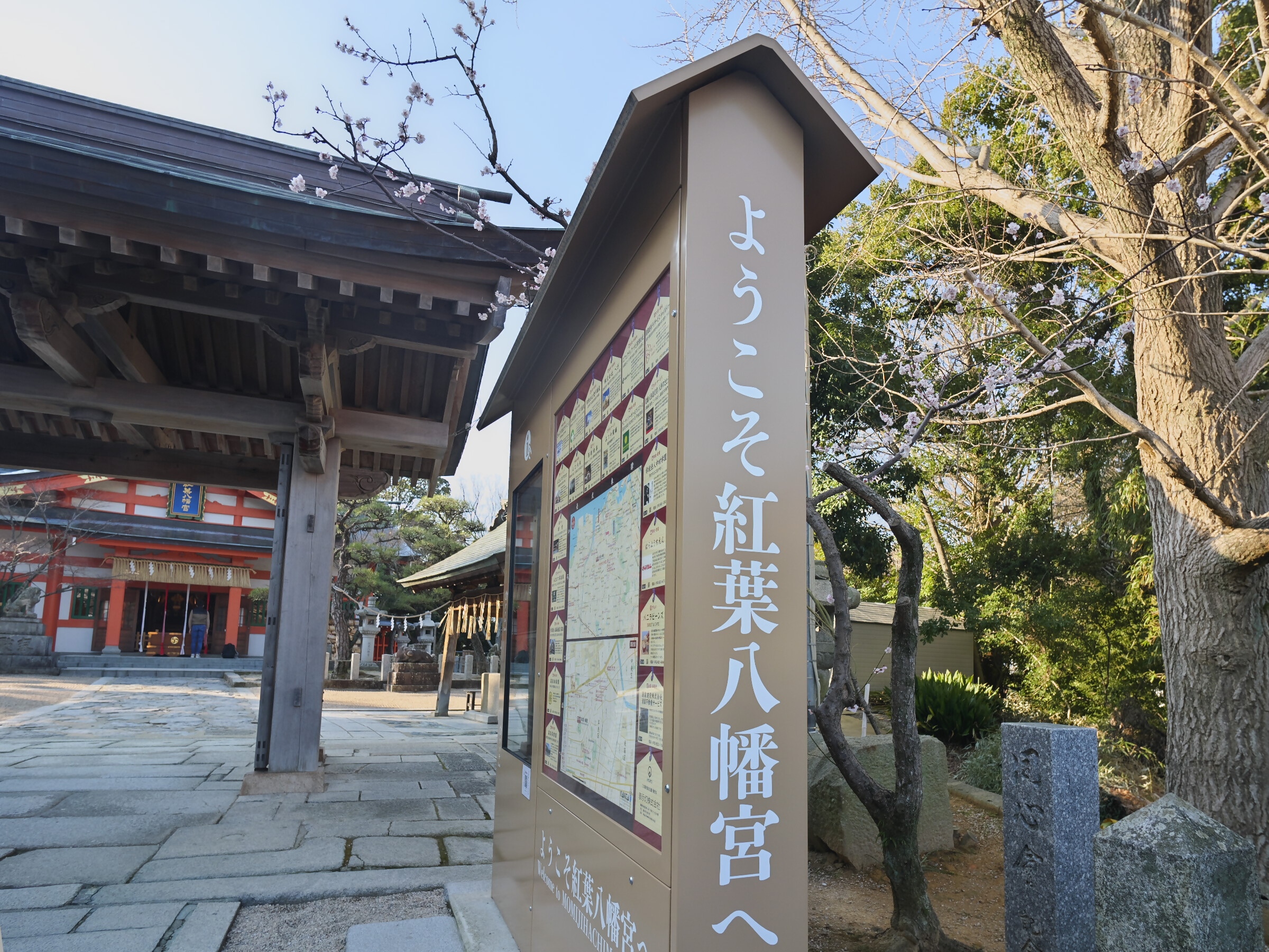 ようこそ紅葉八幡宮へ