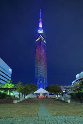 福岡タワーレインボーイルミネーション１