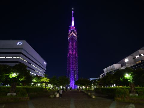 福岡タワーピンクリボン１