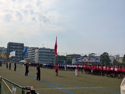 館歌斉唱