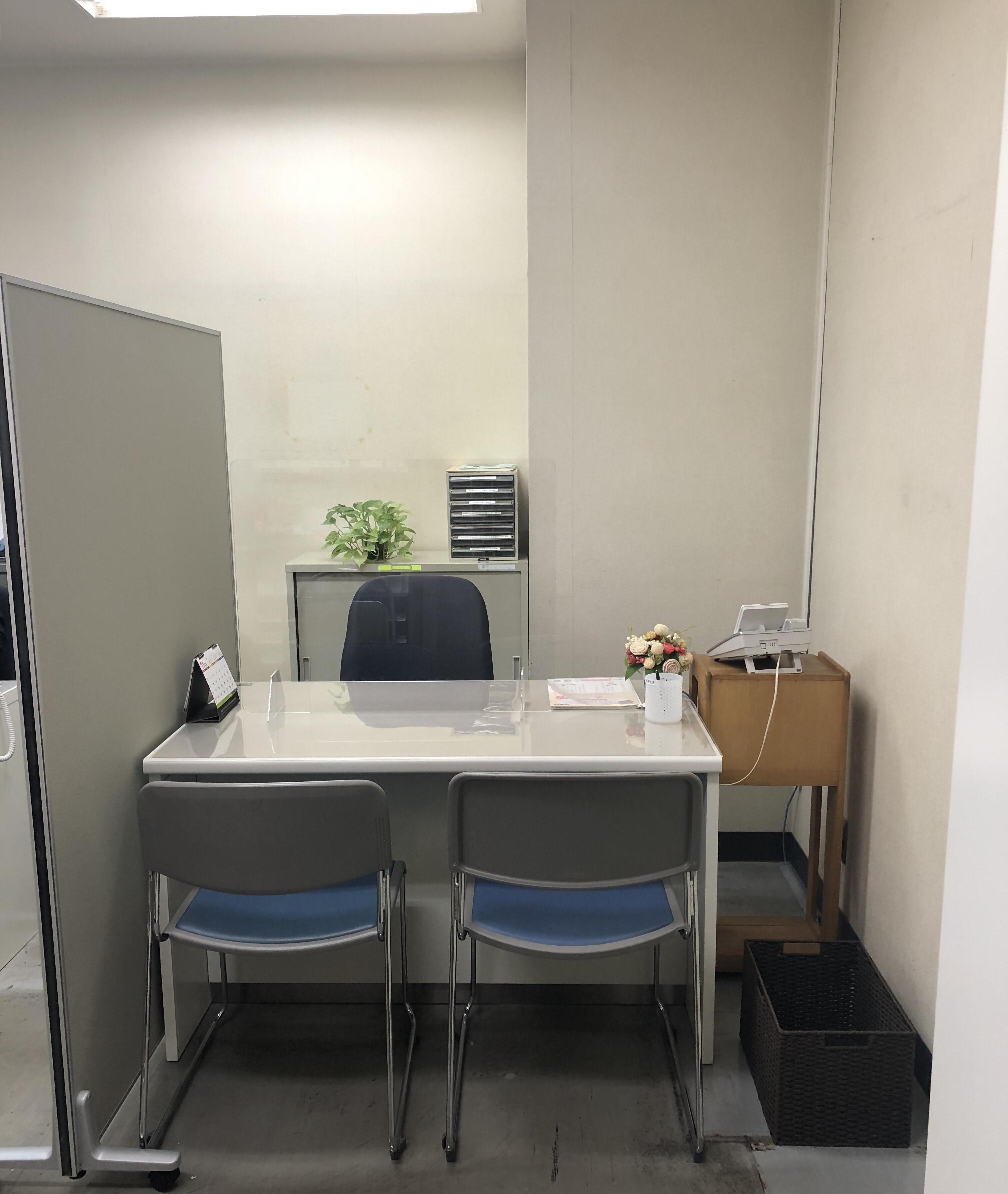 ぬくもりの窓口面談室