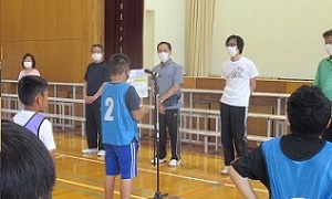 開会式の画像
