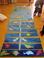 海の生物を貼る画像