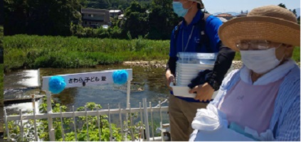 お手製の看板