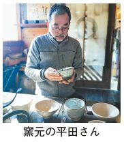 窯元の平田さんの写真