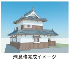 潮見櫓完成イメージイラスト