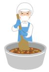 給食調理イラスト