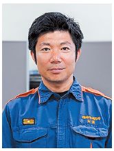 博多消防署予防課消防係 古賀さんの写真