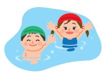 子どものスイミングイラスト