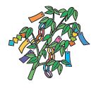 七夕飾りイラスト