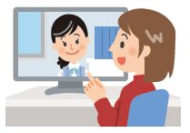 リモート窓口イラスト