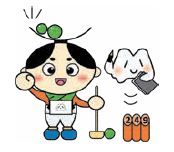 にしくりんとにしくものモルックイラスト