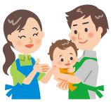 ファミサポ会員の子ども預かりイラスト