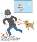 警報音などの大きな音を 嫌がります。玉砂利を敷く のも効果的です