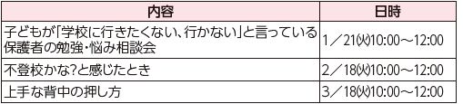 内容や日時は以下参照