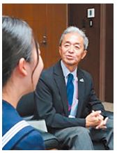 井口区長の写真