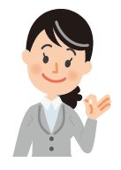 女性が指でOKをしているイラスト