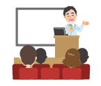 講演会のイラスト
