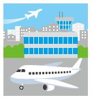 空港のイラスト