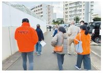 行方不明者捜索訓練の写真