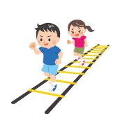 かけっこ教室のイラスト