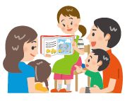 おはなし会のイラスト