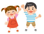 男の子と女の子のイラスト