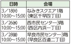 日時や会場は下記参照