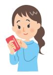 スマホによるオンライン申請のイラスト