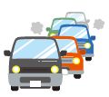 渋滞のイラスト