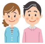 男性と女性のイラスト