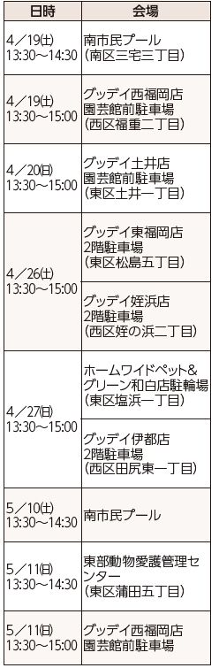 日時や会場は下記参照