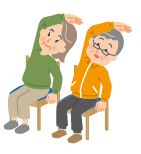 シニアの運動イラスト