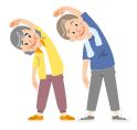 シニアの運動イラスト