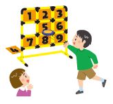 ディスゲッターをしているイラスト