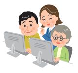 パソコン講座のイラスト