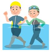 アクアエクササイズのイラスト