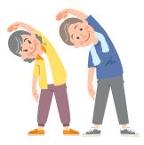 ストレッチのイラスト